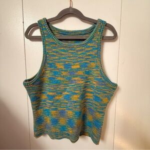 Multicolor Knit Tank Top